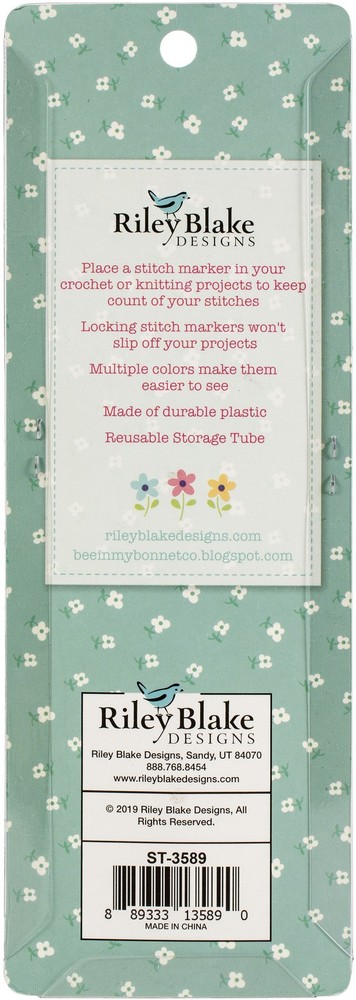 Riley Blake Stitch Markers 18/Pkg