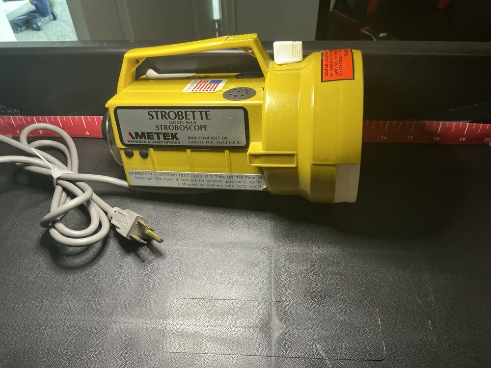 Ametek Strobette 964A Variable Speed Stroboscope