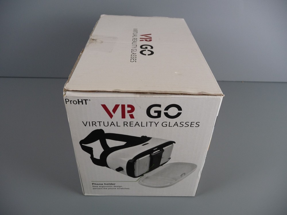 Virtual Reality Glasses VR GO White ProHT compatible Untested Compatible