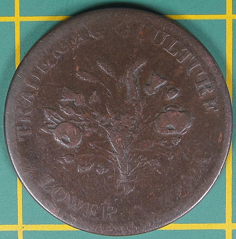 Lower Canada Un Sou token LC-2A4