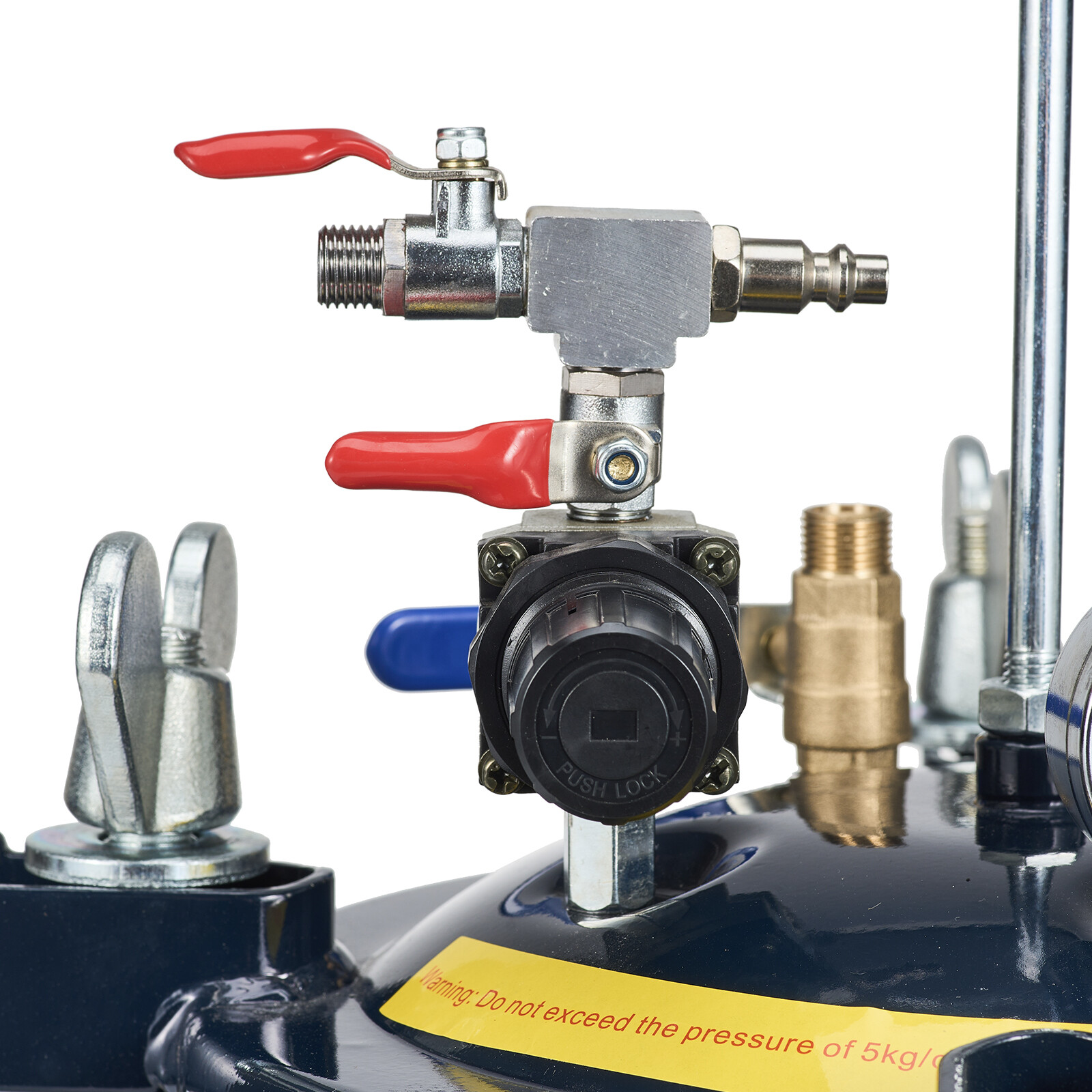 VEVOR Spray Paint Pressure Pot Tank 10L/2.5gal Resin Pressure Feed Paint Tank