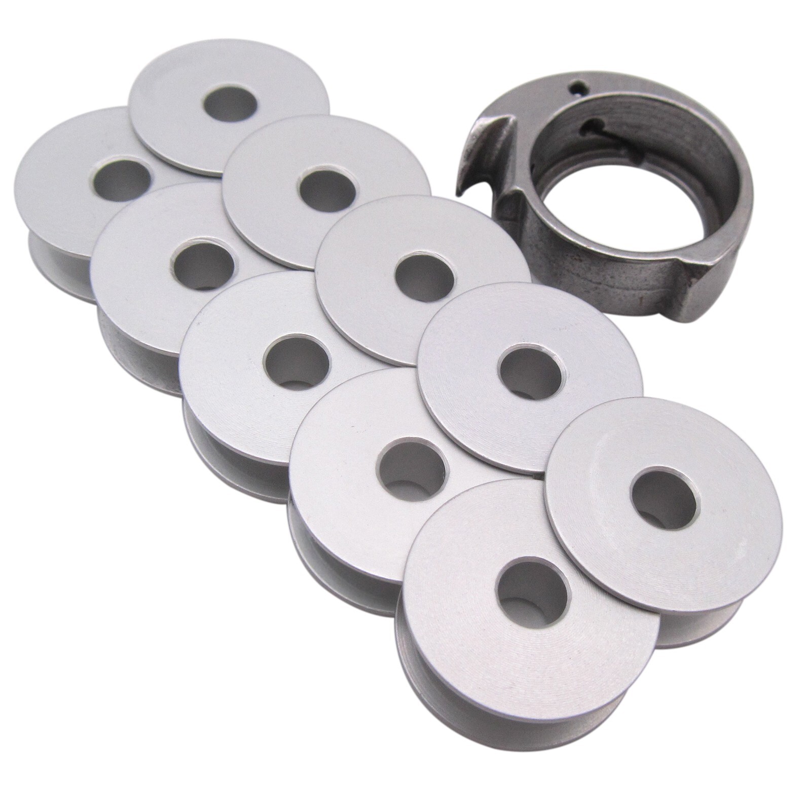 Shuttle Hook & Small Bobbins #8603+8604 for Singer 29K71, 29K73, 29U171A, 29K51