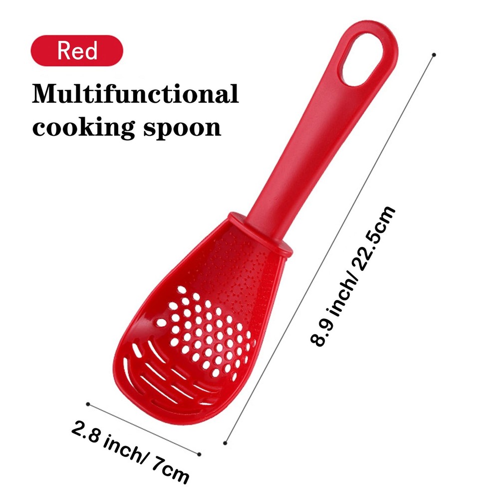 3 Pack Multifunctional Kitchen Cooking Spoon, 6 in1 Kitchen Gadgets Strainers...