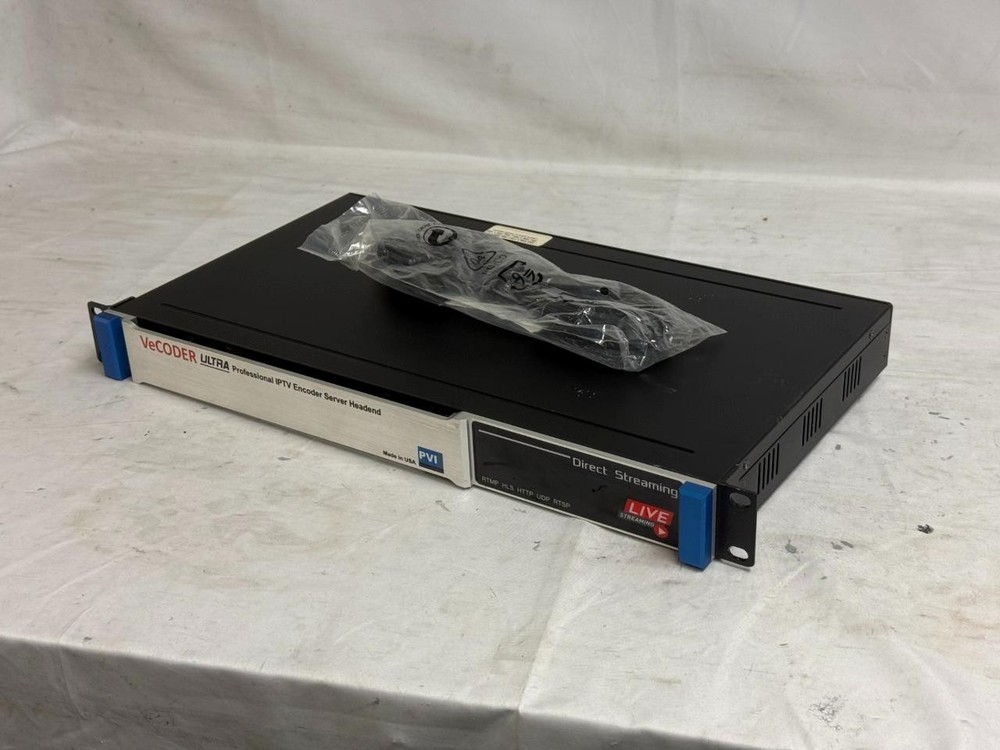 ProVideoInstruments Vecoder Ultra IP MkII Professional 8-Channel Encoder Server
