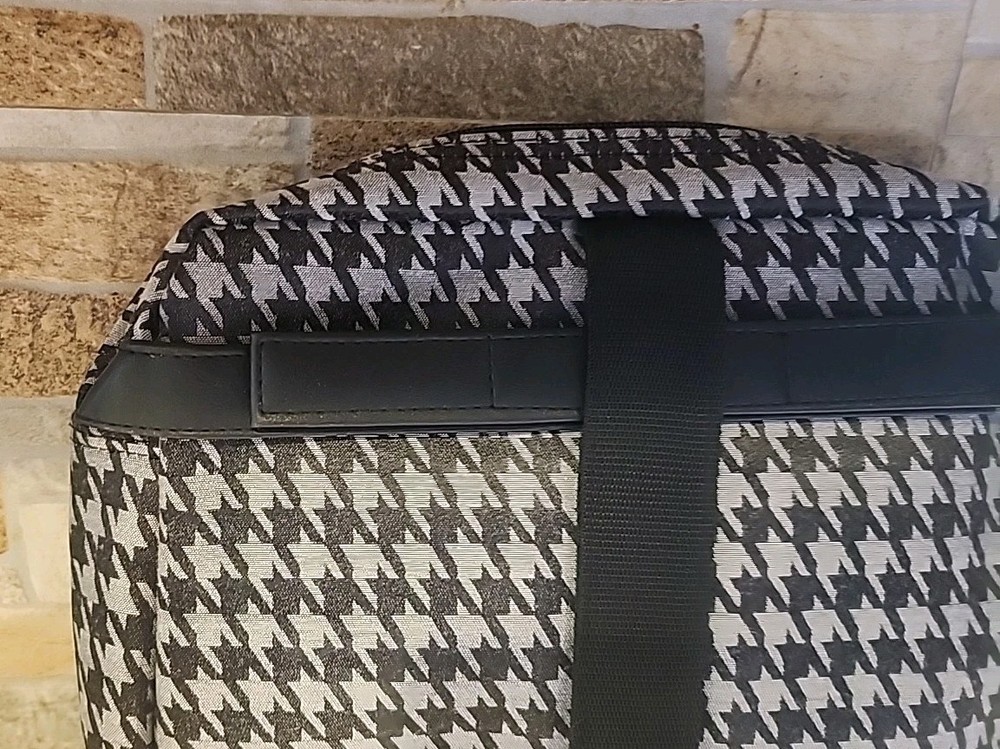 Nova Mobility Bag Houndstooth Pattern Attaches To Walker Wheelchair NWOT