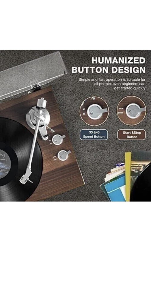 Retrolife HQKZ-006 High-Tech Belt-Driven Turntable System