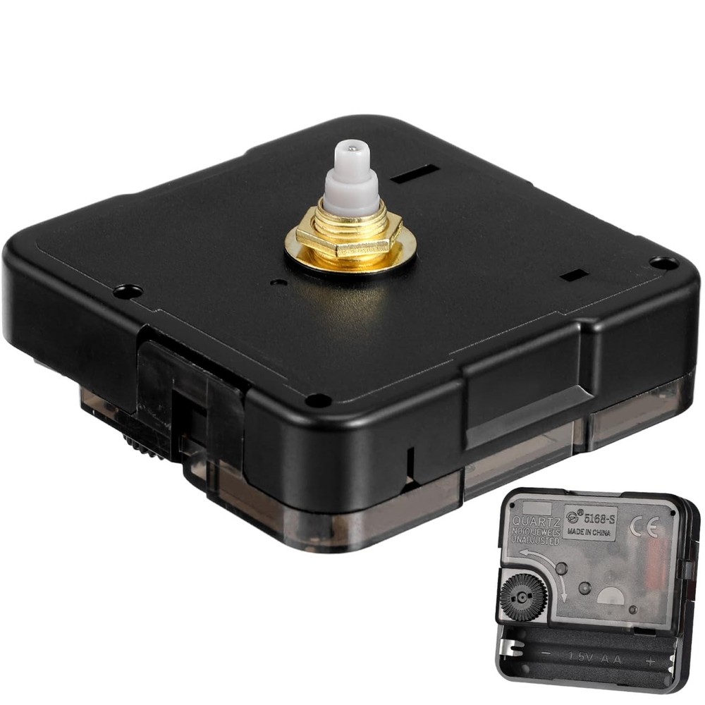 Gatuida Clock Mechanism Replacement, Movement Medium, Black