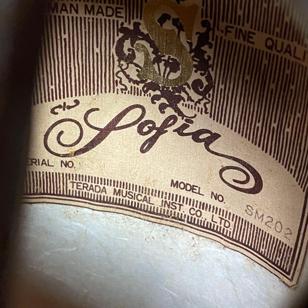 Good Condition Sofia SM202 Mandolin Terada Musical Instrument Hard Case