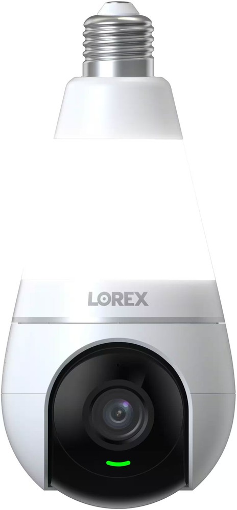 Lorex - 2K Wi-Fi Smart Lightbulb Camera (2-Pack) - White