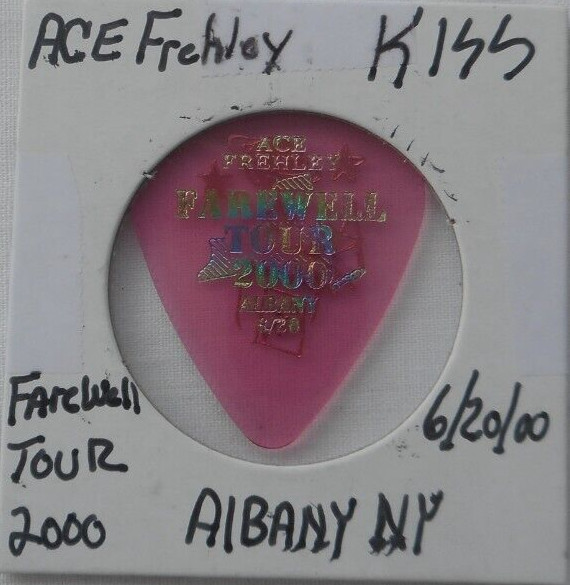 Kiss  Ace Frehley Guitar Pick Farewell Tour  Albany New York 6/20/2000
