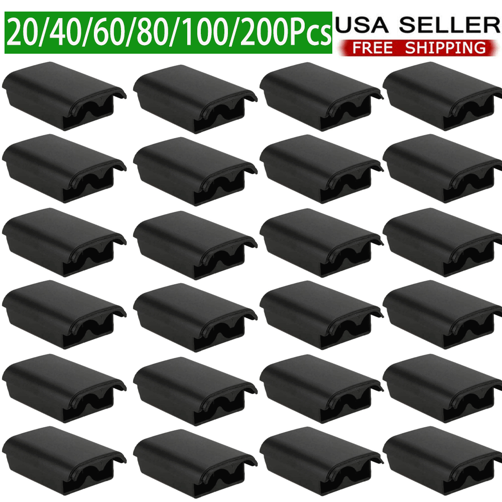 20-200Pcs Black AA Battery Back Cover Case Shell Pack For Xbox 360 Controller