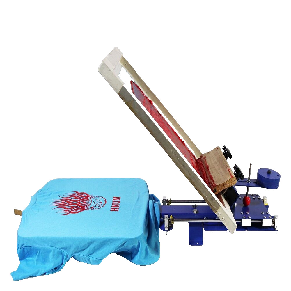 Single Color T-shirt Screen Printing Machine Desktop Fixed Screen-sliding Press