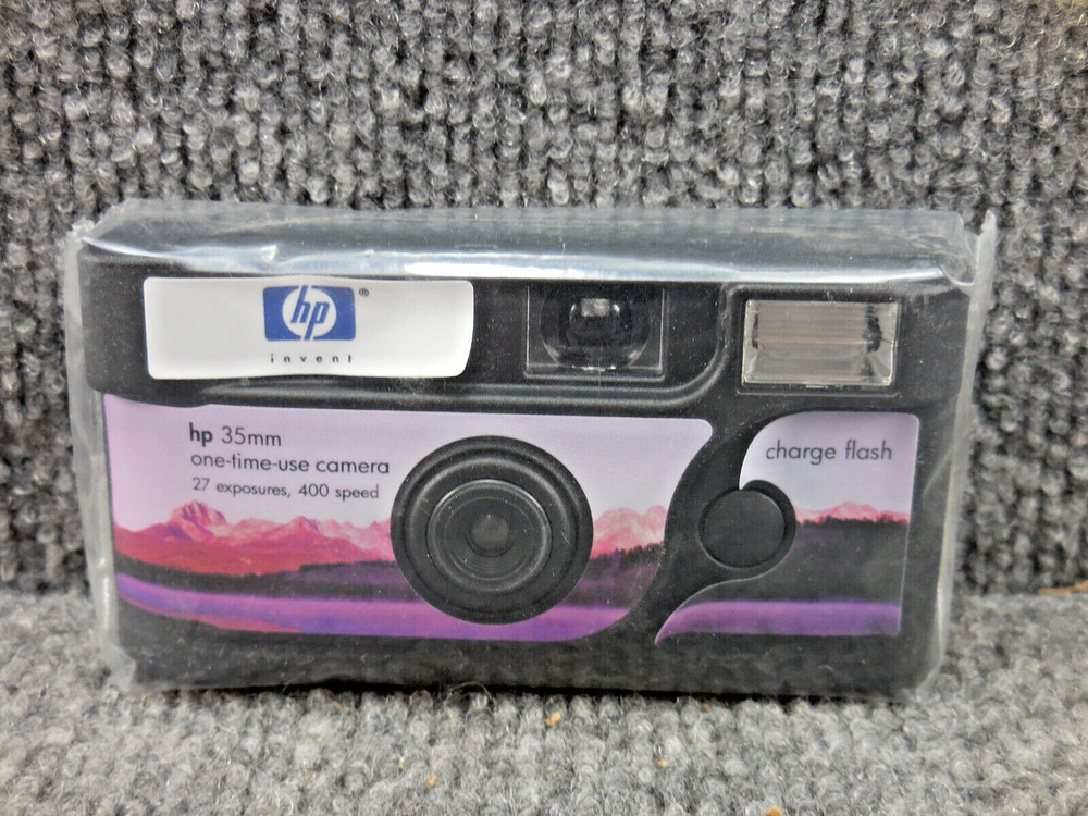 NOS Hewlett Packard HP 35mm One Time Use Camera Expired 2005