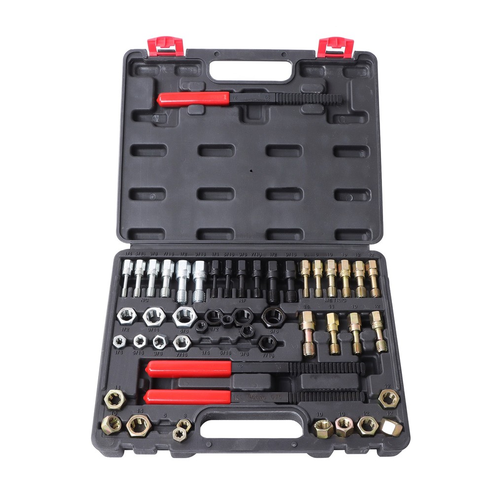 Thread Chaser Tool Set UNC UNF Metric Thread Restorer Tool Rethreading 49Pcs New