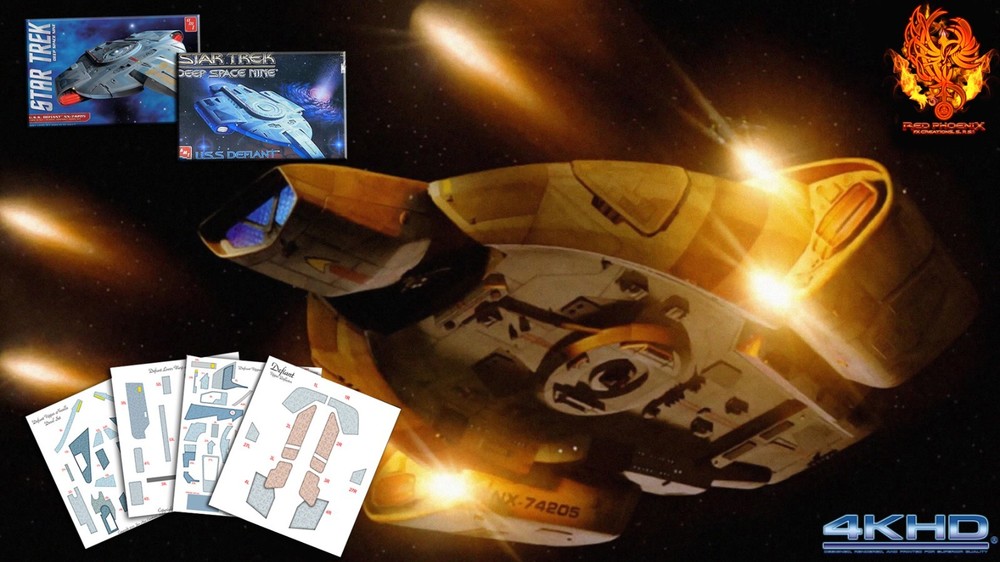 1/420 Scale U.S.S. Defiant Standard Detailing Set