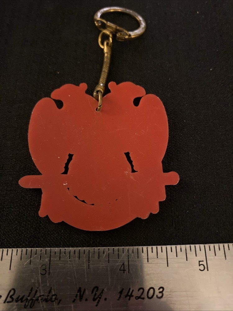 VINTAGE RARE DOUBLE EAGLE FREEMASONRY KEYCHAIN!!!