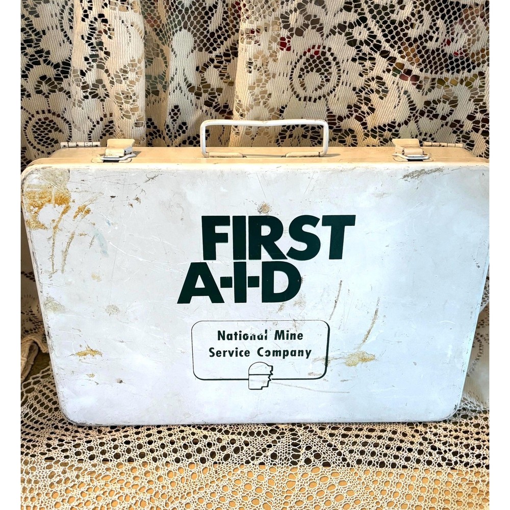 Vintage National Mine Complete First Aid Kit