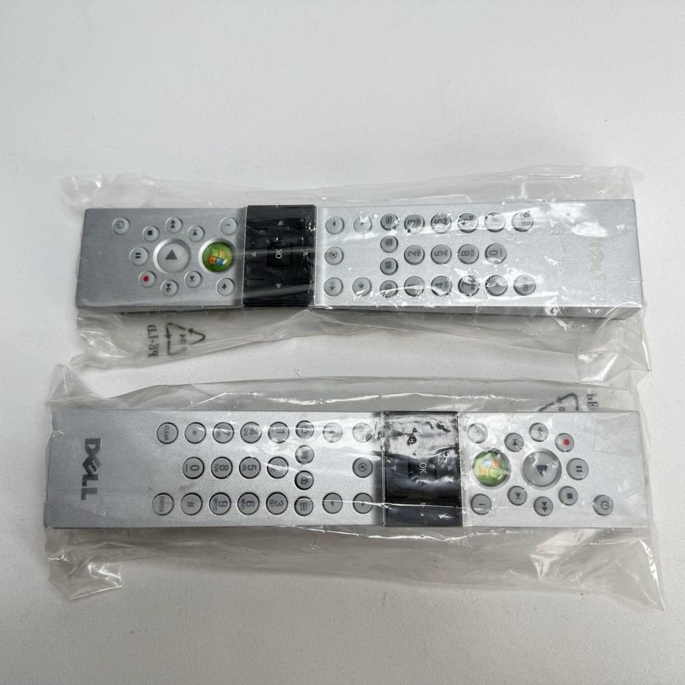 Dell Remote Control Lot Of 2 With Integrated Microsoft Windows Button
