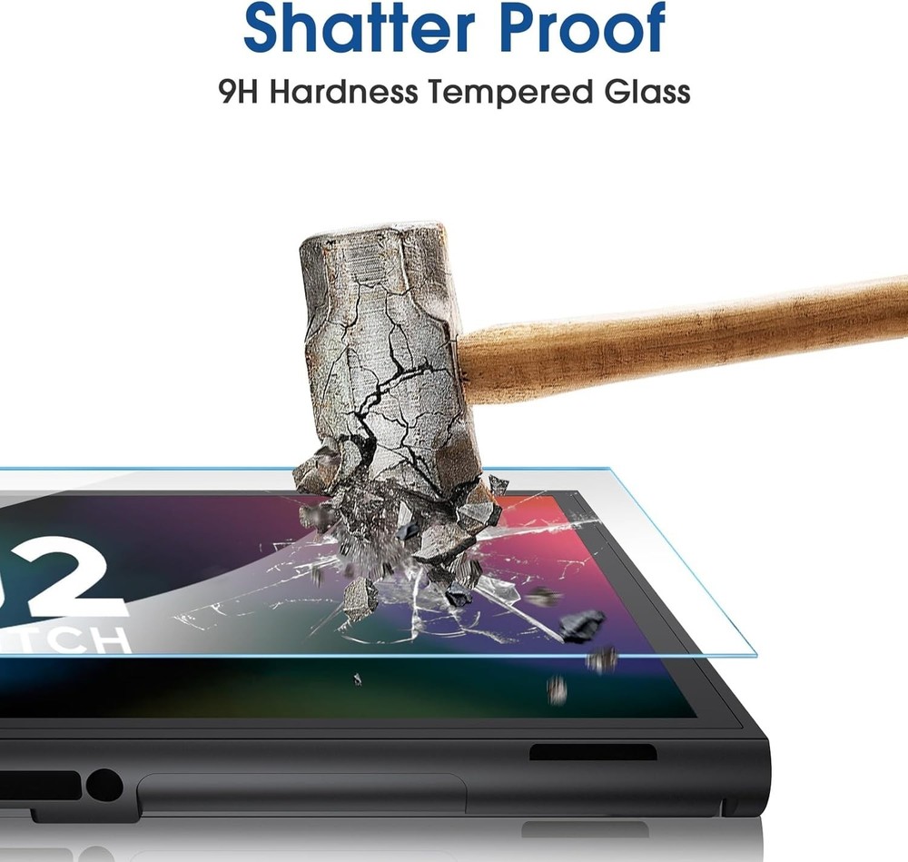 Auto-Alignment OneTouch for Nintendo Switch 2 Matte Finish Screen Protector 2025