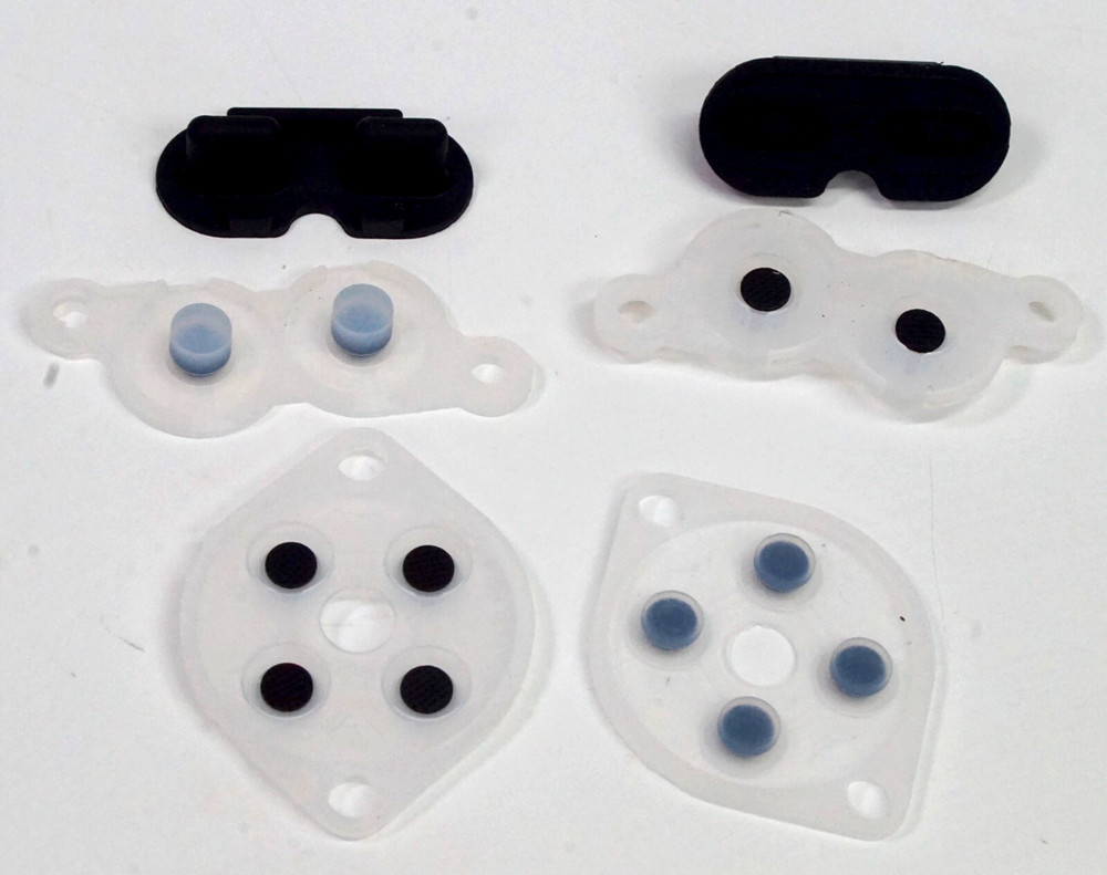 2 Sets Nintendo NES Rubber Button Contact Pads New Conductive Controller Pads