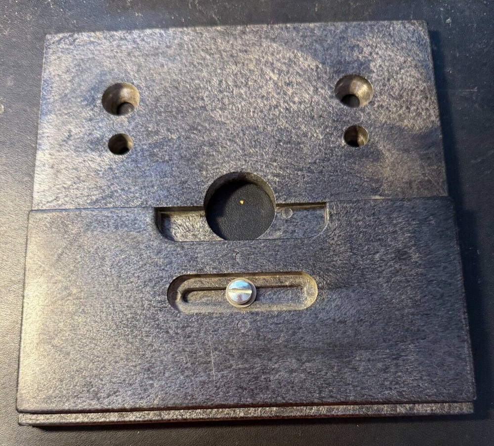 Adjustable Sliding Router Guide Plate 7" x 7"