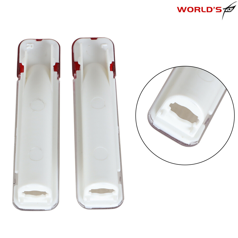 For 01-06 Chevy Silverado GMC Sierra Pair Plastic Door Reflector Light Panel L+R