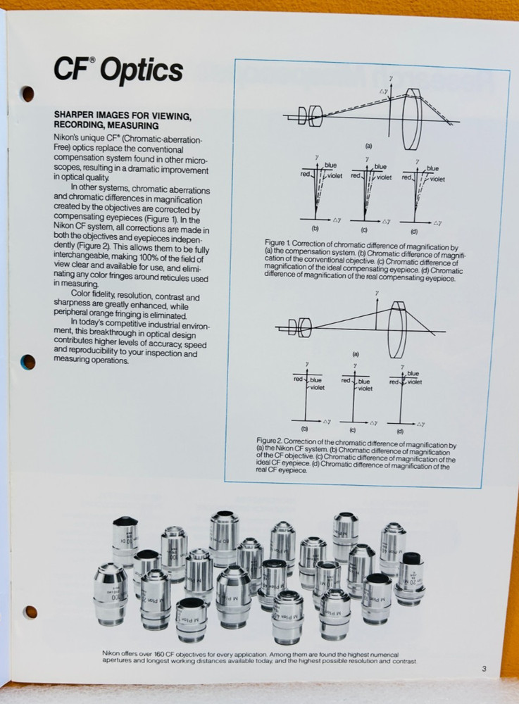 Nikon 1993 Instruments & Systems for Industry Catalog.