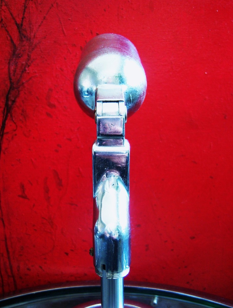 Vintage RARE 1940's Electro Voice 630 dynamic microphone w 423 stand display #2