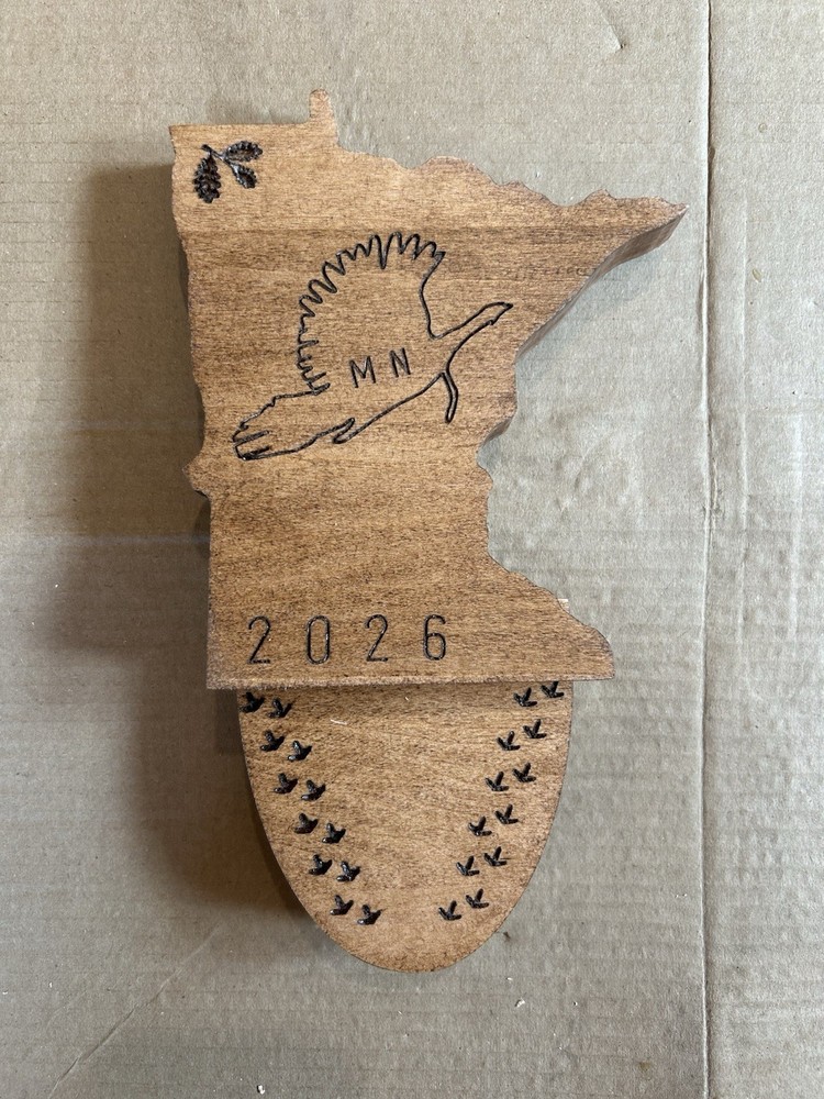 Minnesota Turkey Fan Display Plaque