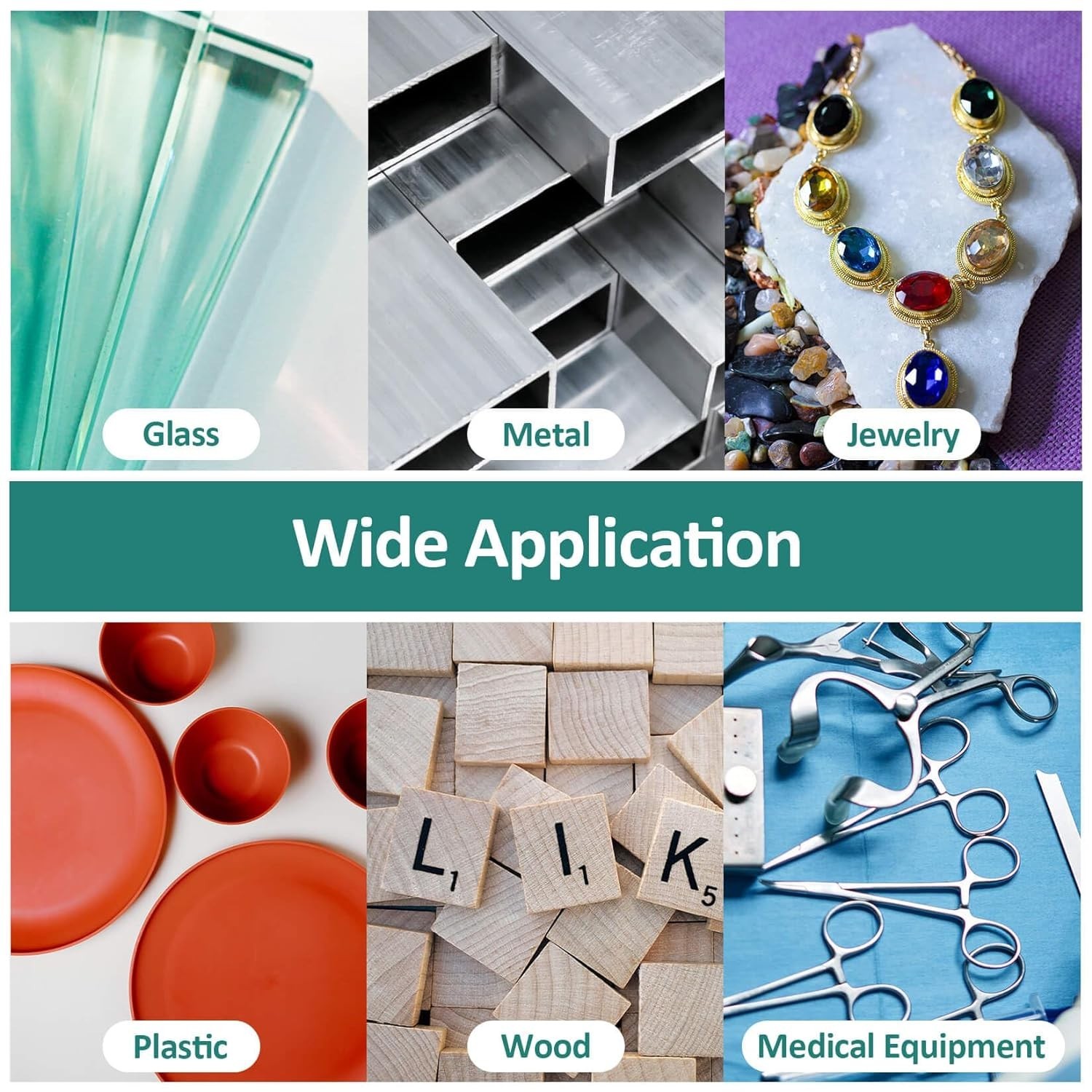 145 Piece Wool Felt Polishing Pad 1/8 Inch Shank Set for Dremel Rotary Tools