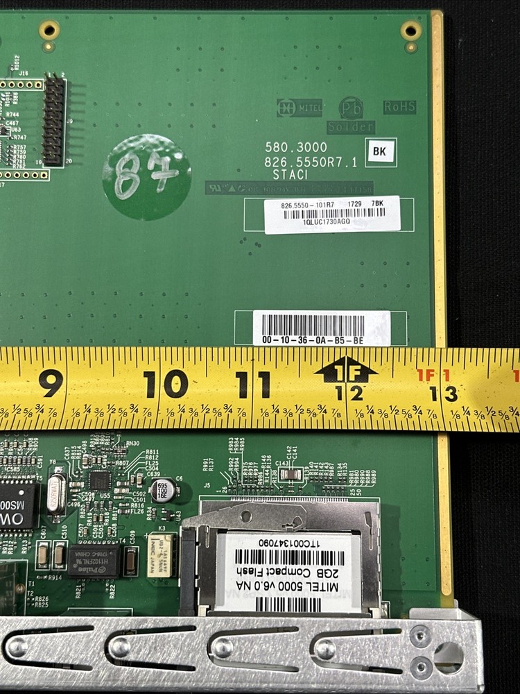 Mitel 5000 HX Controller Processor Module 580.3000 w/ 2 GB Compact Flash Card
