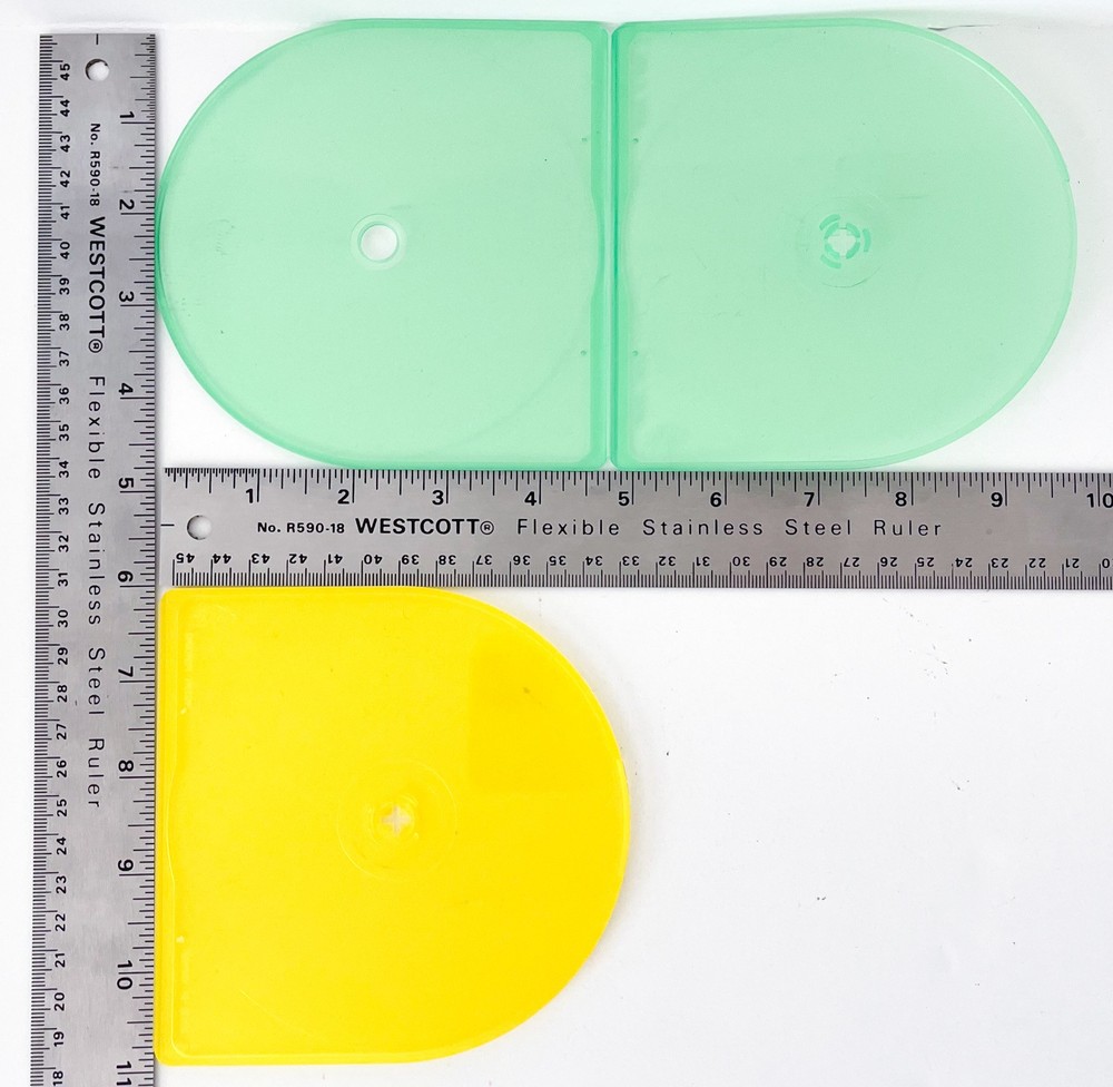 Disc Cases (42) Plastic Slim CD/DVD Clamshell Style | Multiple Colors + Crate