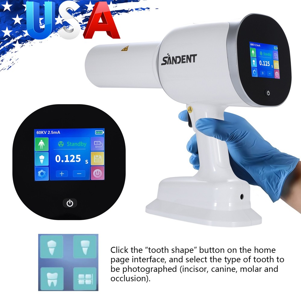 Dental Portable Imaging System X Machine Unit Ray High Frequency With Shield