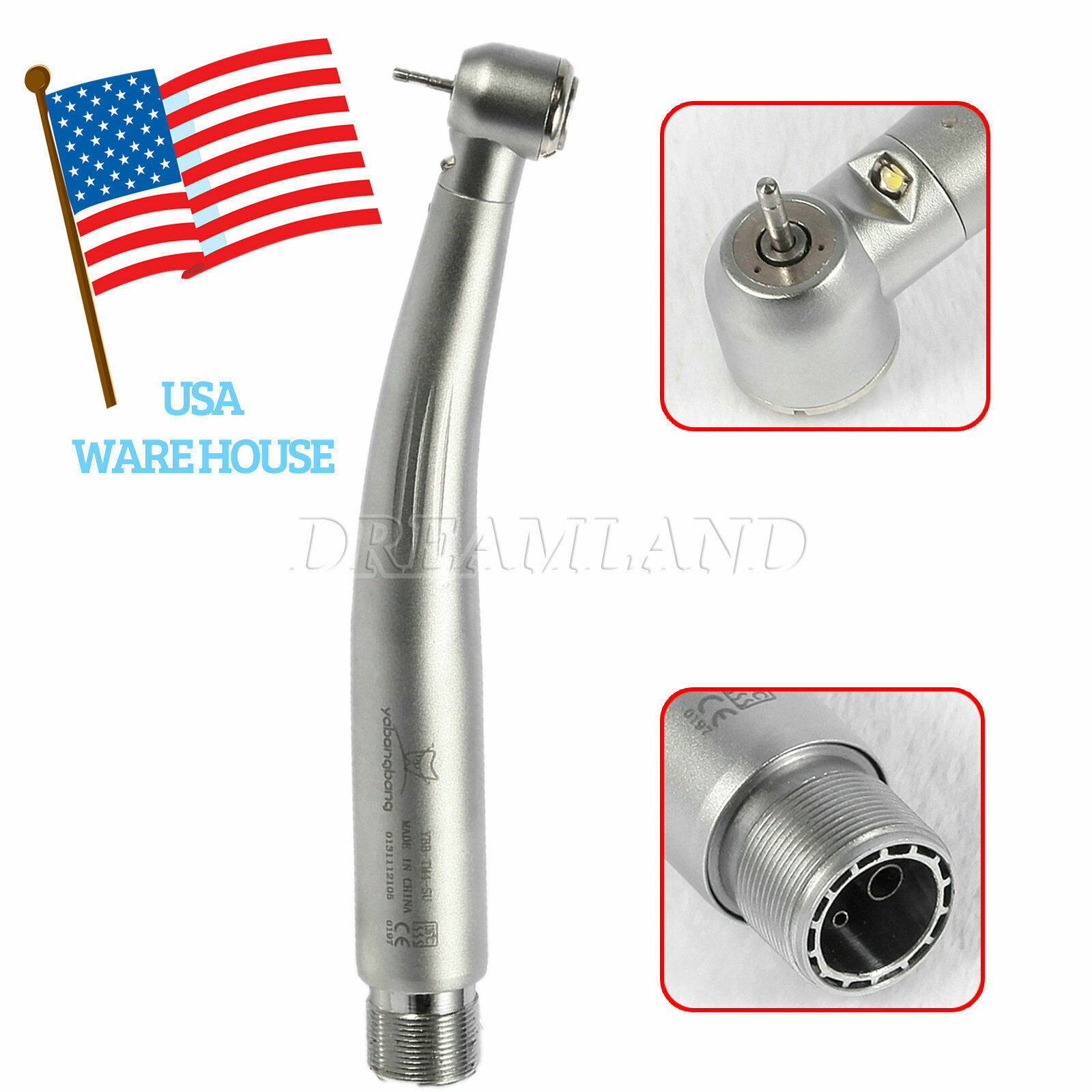 NSK PANA Dental MAX estilo LED E-Generador de Botón pieza de mano de alta veloc