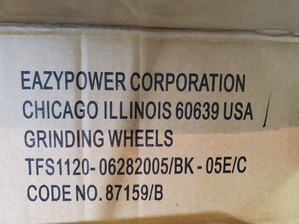 Grinding Stone Wheel 2-1/2" Dia x 1/2" - ( 1/4" Hex Shank Drill Bit Attachment)
