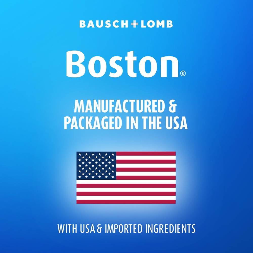 Boston SIMPLUS Multi Action Solution 1 Fl Oz Travel Lens Case Rigid