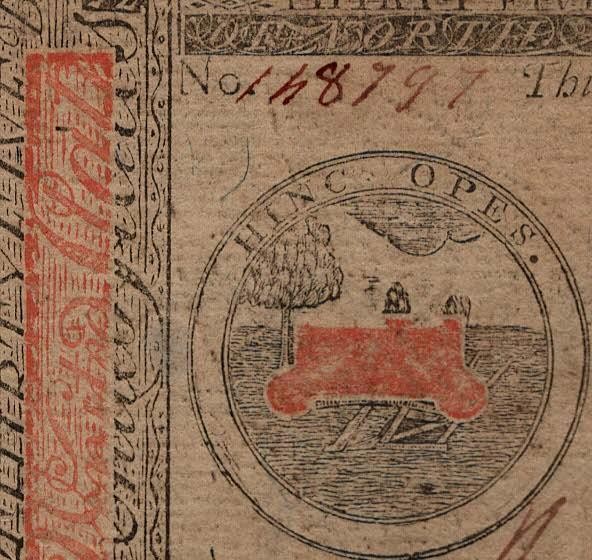 CC-94 *** PMG AU50 ***  $35  January 14, 1779 Continental Colonial Currency Note