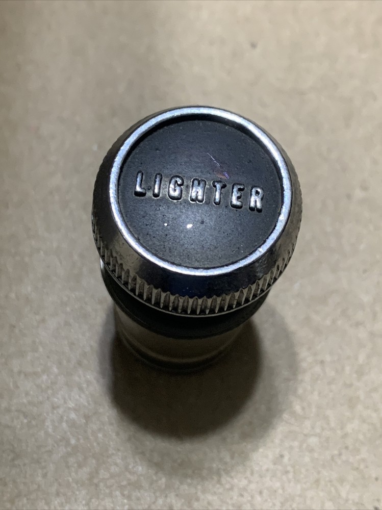 Casco 12V Cigarette Lighter Element Corvette Nova Black Top Chrome Letters