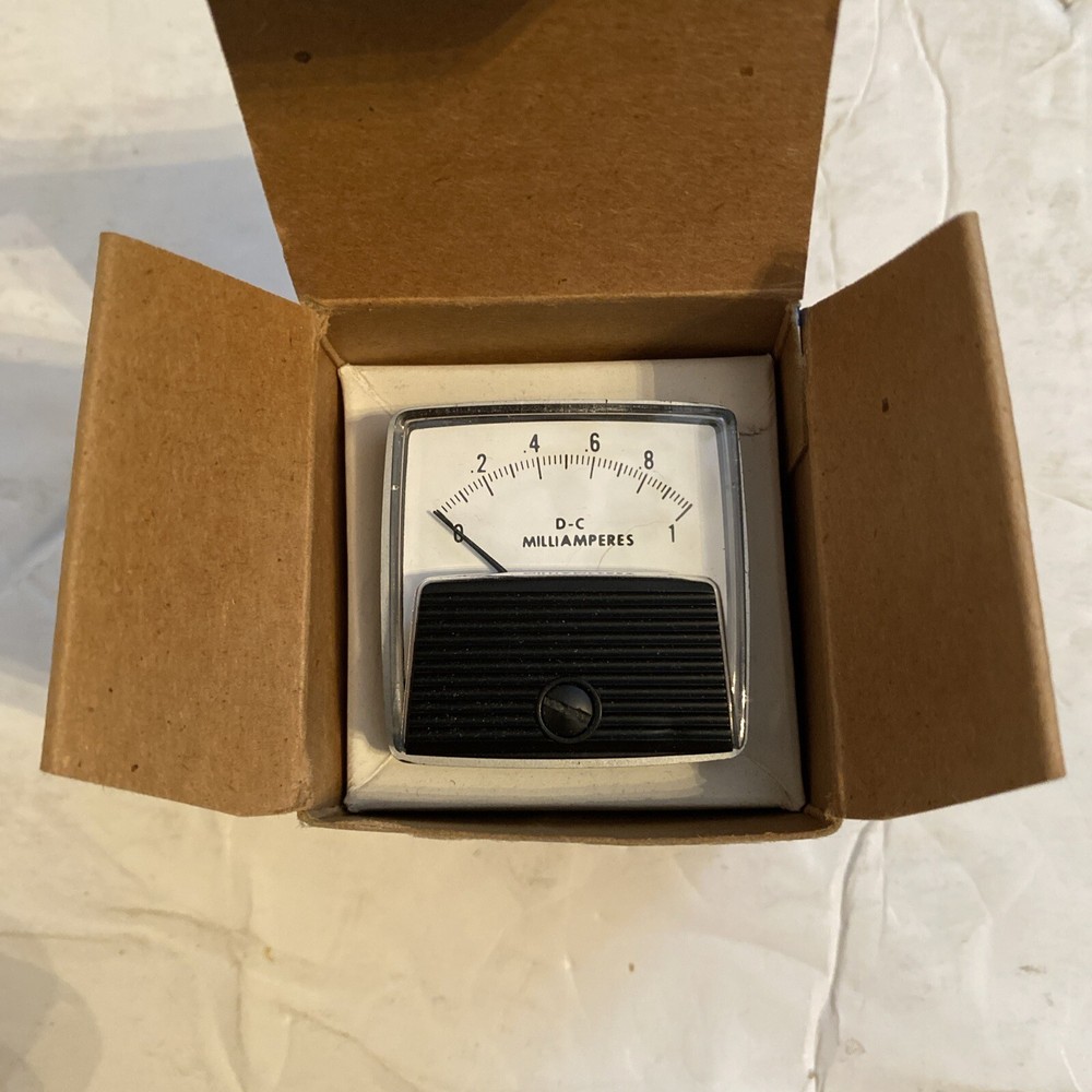 GE DC MilliAmperes Panel Meter (R2#40)