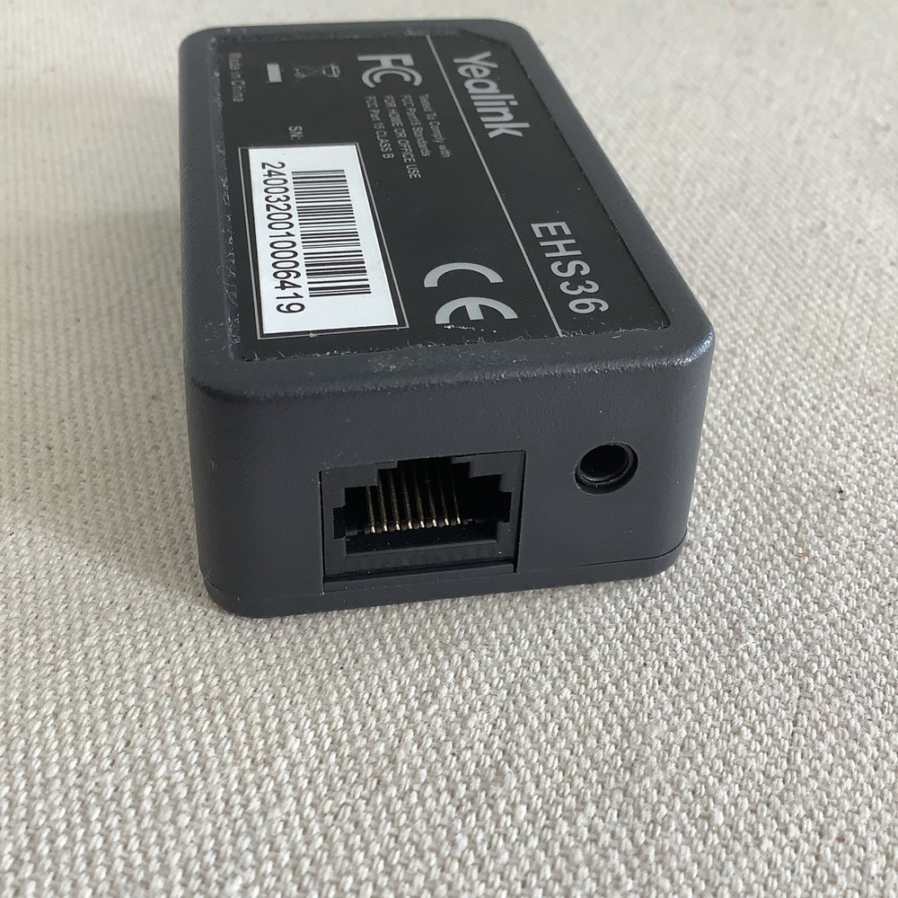 Yealink EHS36 Wireless Headset Adapter Box Only No Cables Included