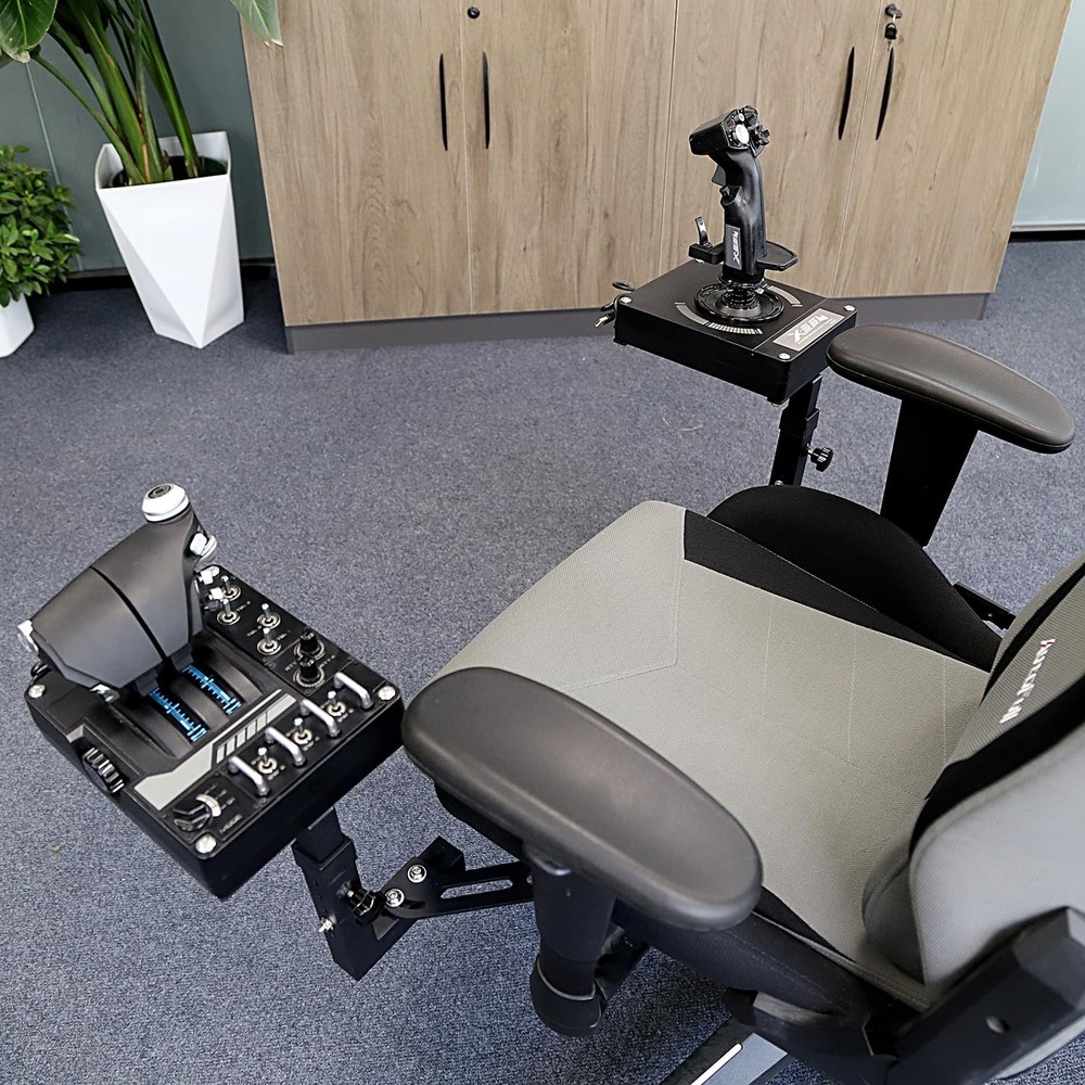 Ultimate Joystick/Hotas Chair Mount: Compatible with Thrustmaster, VKB, Logitech