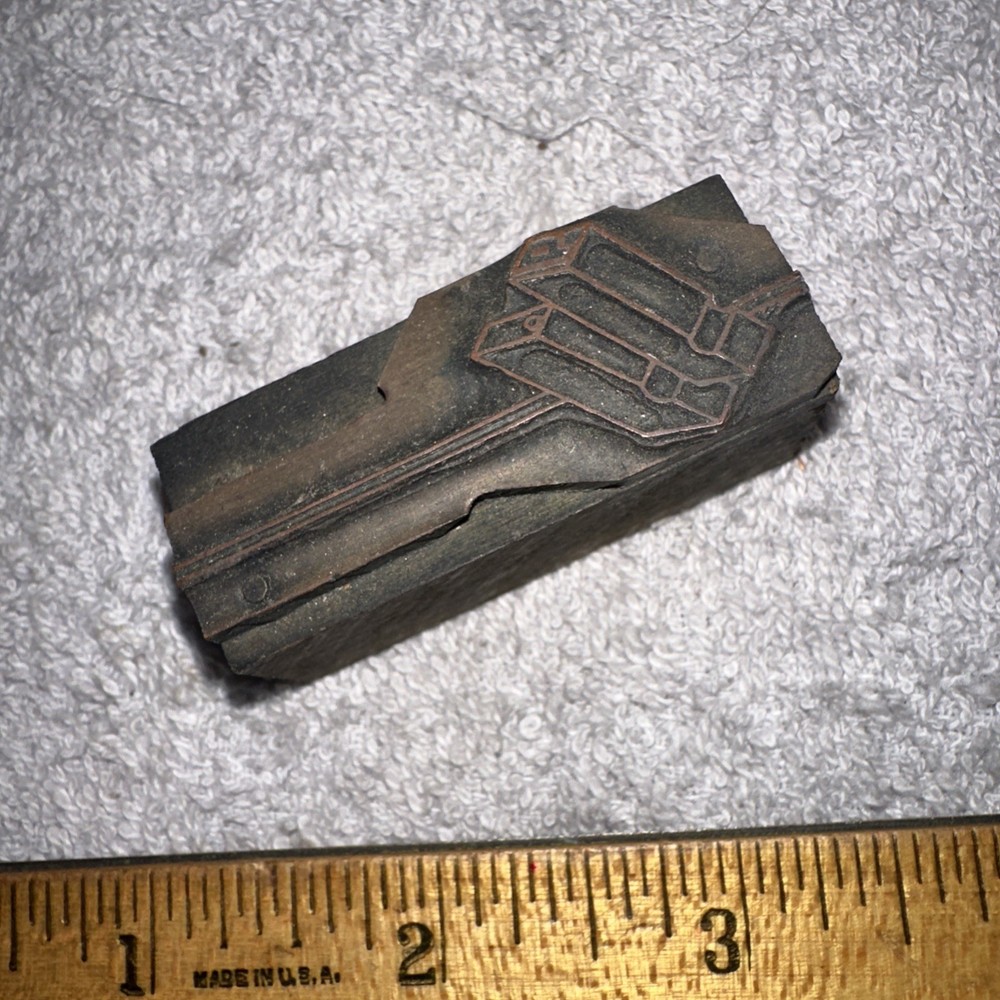 Printing Block ( Unknown image ) Copper Face