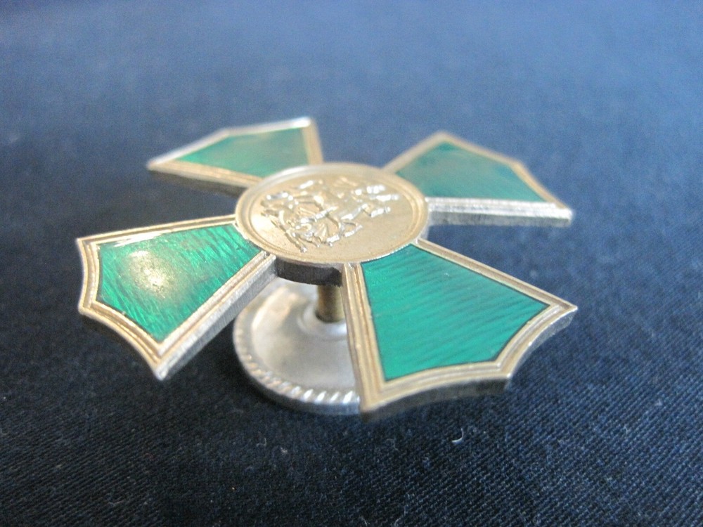 Pin. Badge. Cross. St. George.