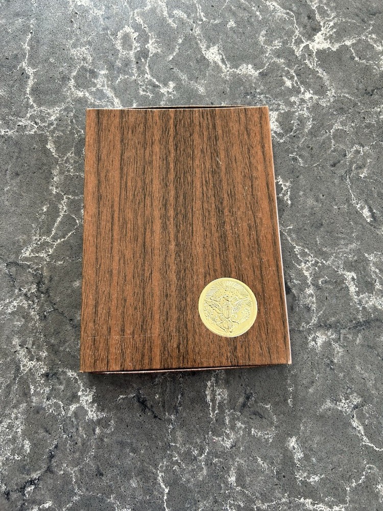 1973 S Eisenhower Proof Brown Box 40% Silver Ike Dollar.