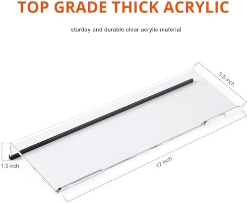 Acrylic Keyboard Stand Riser with Anti Slip Case