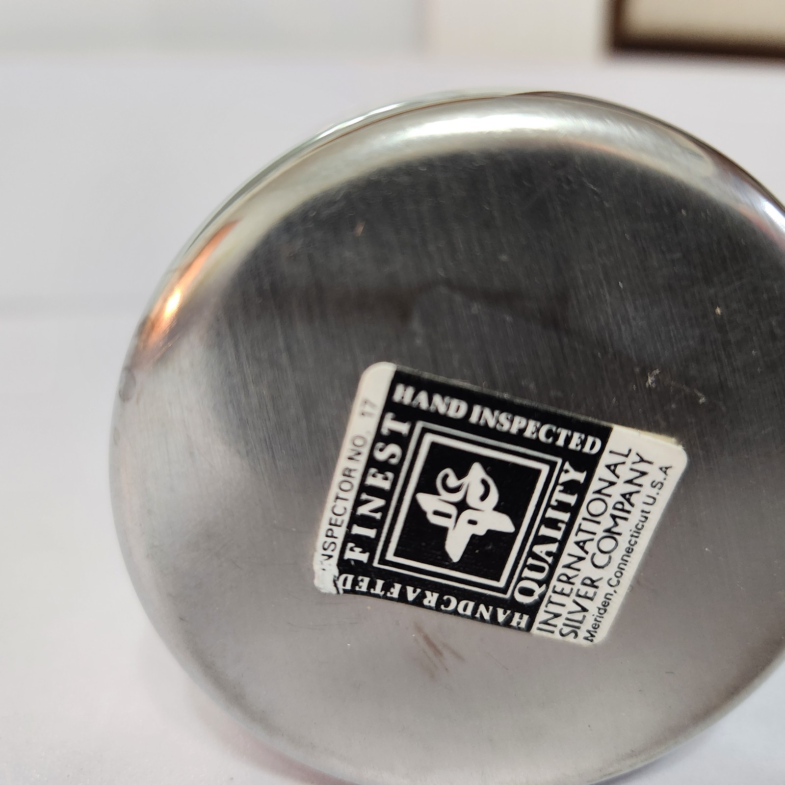 Vintage Baby Cup Silverplate International Silver Co Handcrafted USA Meriden CT