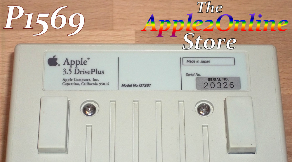 ✅ 🍎 Apple 3.5 DrivePlus (G7287) - Fully Cleaned & Tested - Extremely Rare!