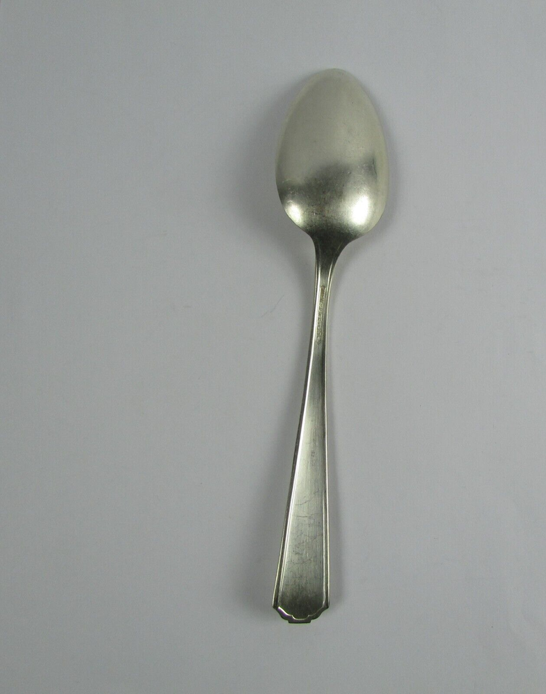 International Silver Avon Oval Soup Serving Spoon Silverplate 1940Flatware