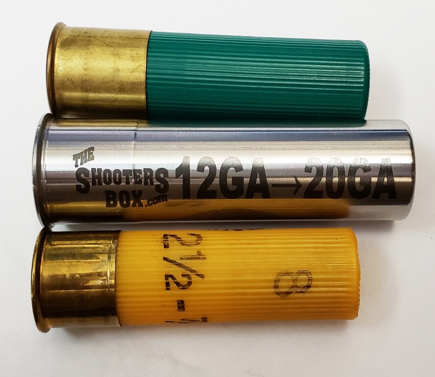 12GA to 20GA Shotgun Adapter - Stainless Steel - Free Shipping!