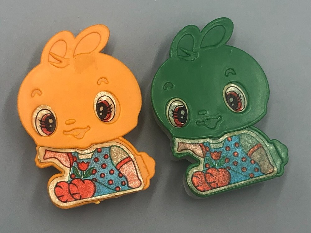 1980s BUNNY RABBIT Character CANDY CONTAINER Vintage